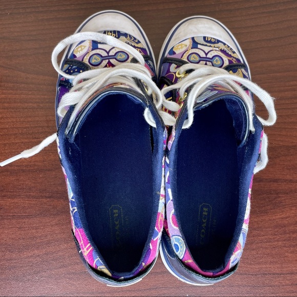 ❌SOLD❌Coach Barrett Poppy Sneaker Size 8 - Picture 3 of 13